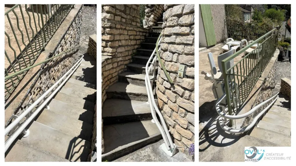 Installation d’un fauteuil monte-escalier OTOLIFT TWO extérieur à Forcalquier : une solution pour le confort et l’autonomie