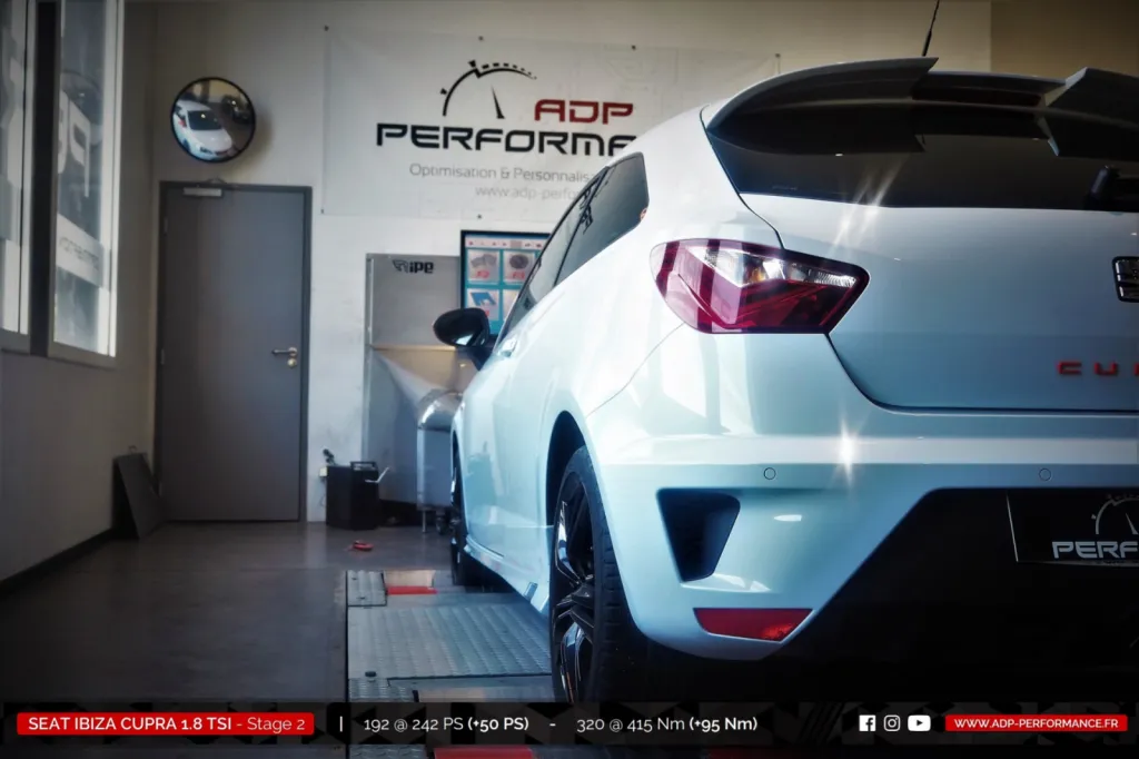 Reprogrammation moteur Salon de Provence - Seat Ibiza Cupra 1.8 TSI 192cv - ADP Performance