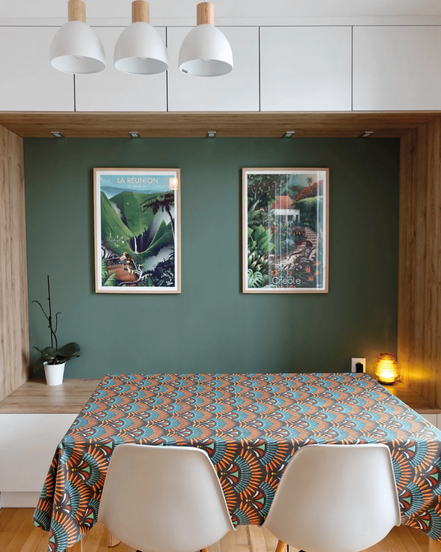 Coin détente raffiné dans un loft locatif réaménagé, par l'Atelier D, architecte d'intérieur à Bordeaux