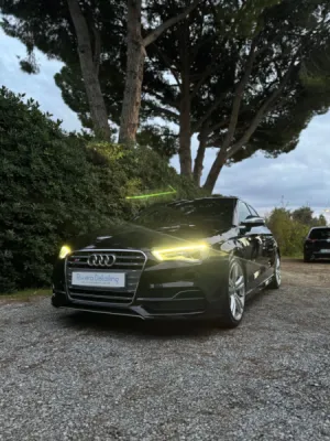 Polissage et lustrage carrosserie Audi S3 à Nice par Riviera Detailing 