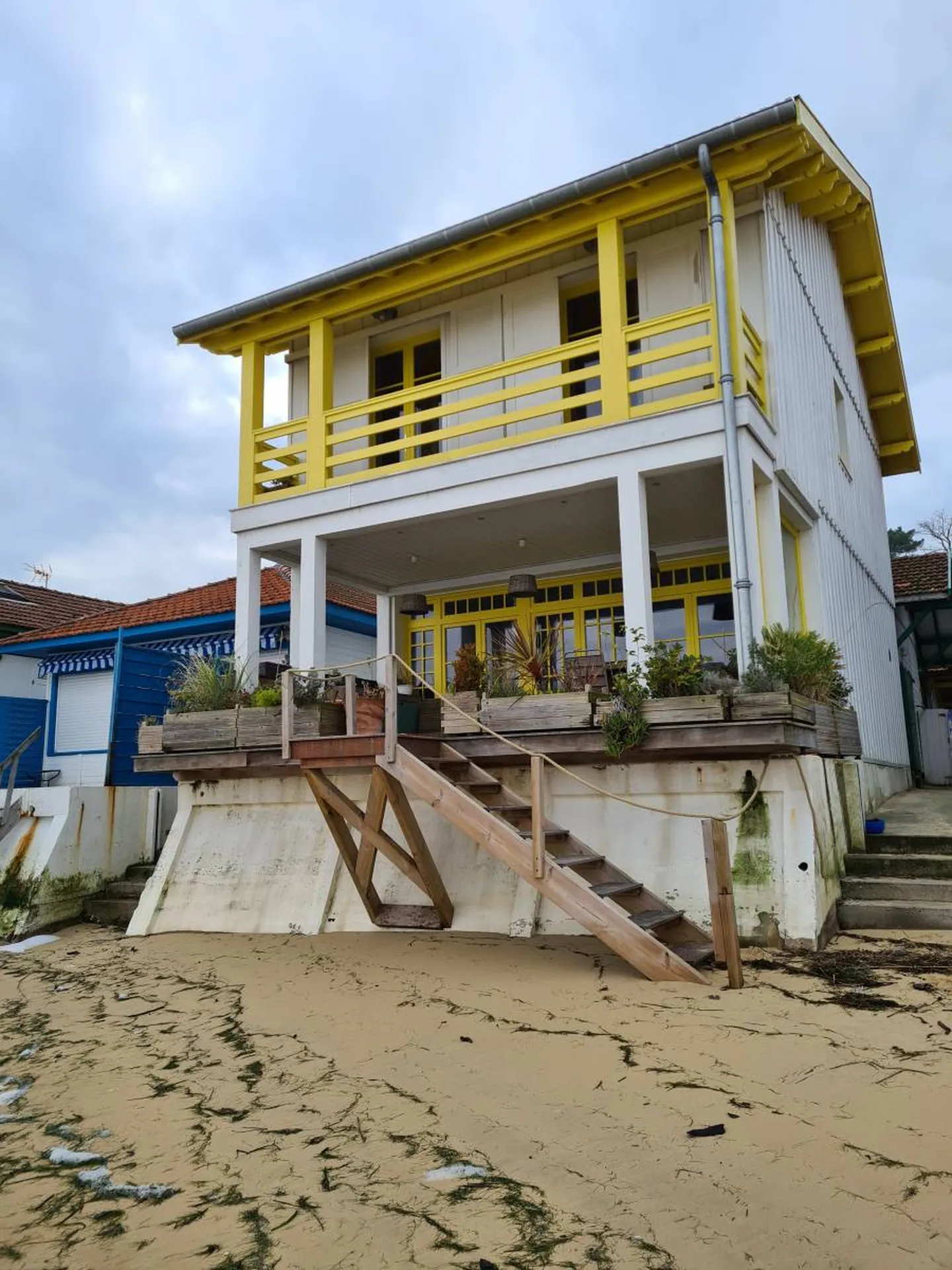 Escale au village de l'Herbe en bateau taxi - bassin d'Arcachon