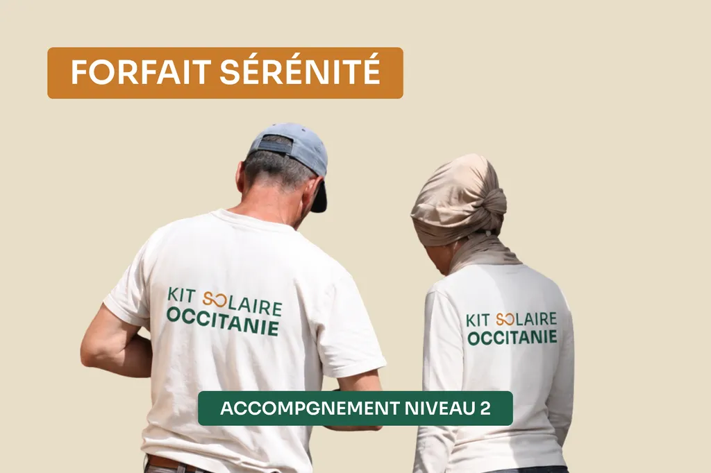 Forfait sérénité - accompagnement dans l'installation d’un kit solaire avec mise en service dans le Tarn, la Haute-Garonne et le Tarn-et-Garonne