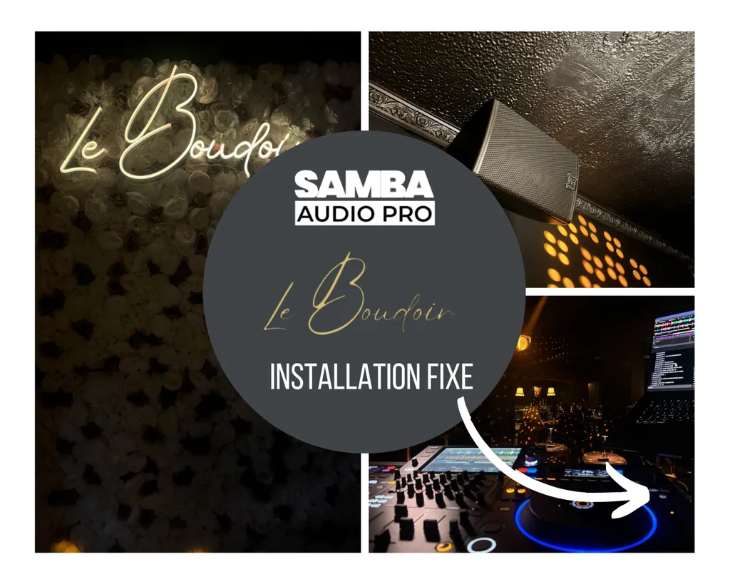 Installation Sonorisation et Éclairages le Boudoir du Steakhouse à Toulon Var 83