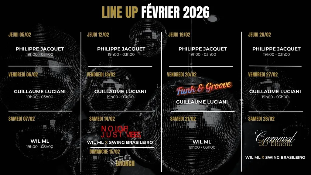 Notre programme du mois