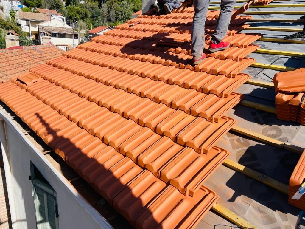 Nouvelle réfection de toiture de maison près de Aix en Provence