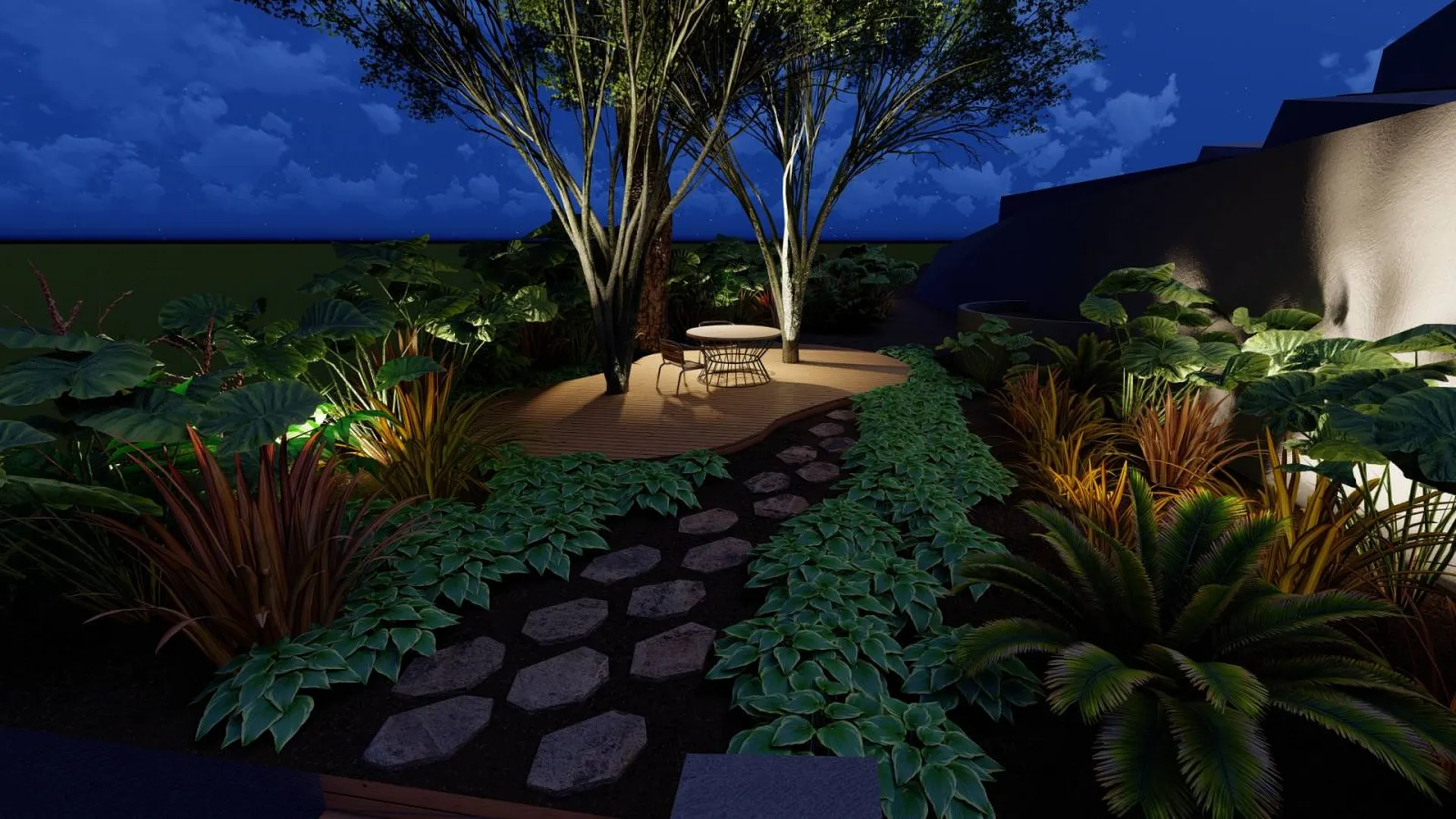 Conception de jardin en 3D pour particulier Nice