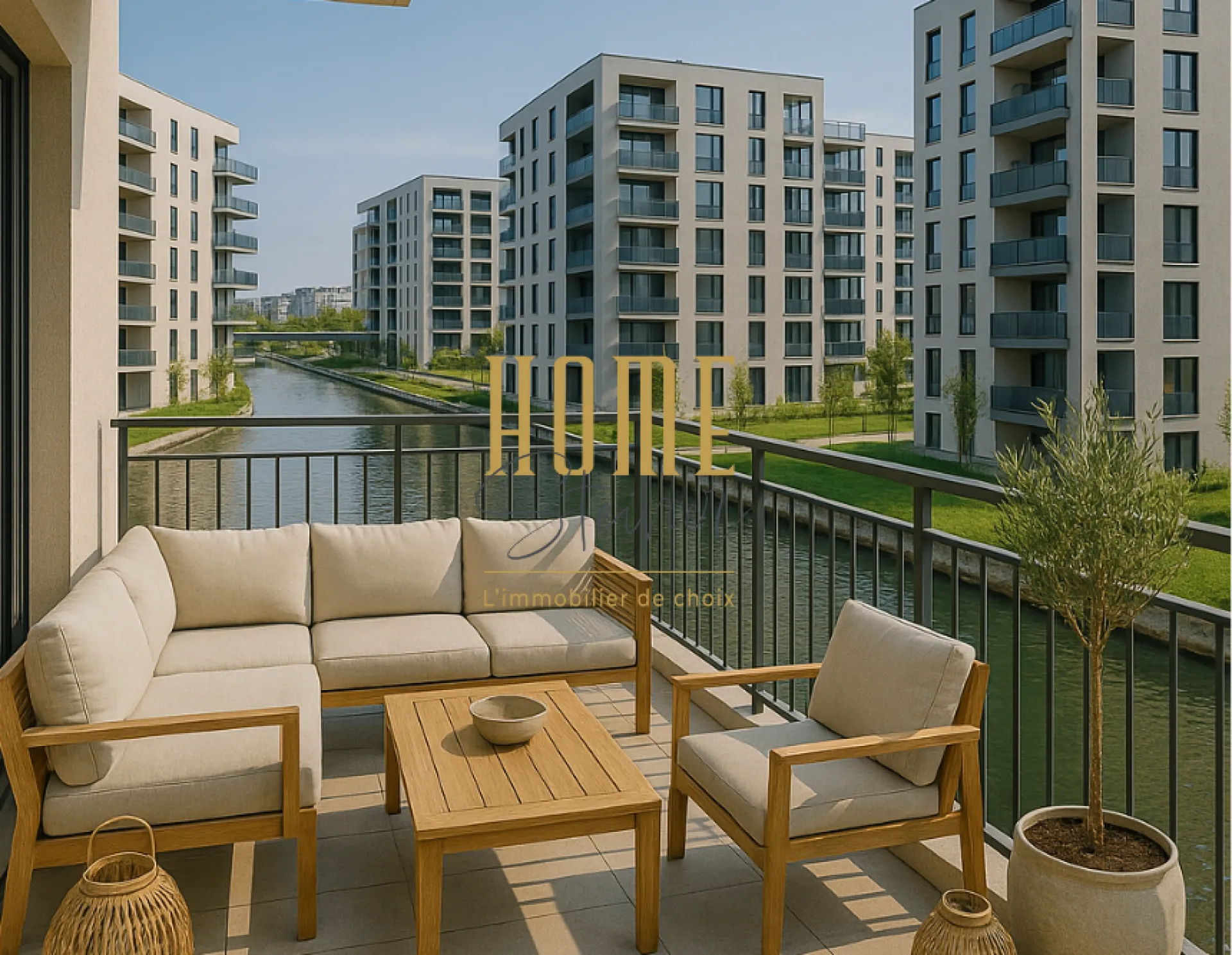 Une terrasse avec une vue imprenable sur Strasbourg 