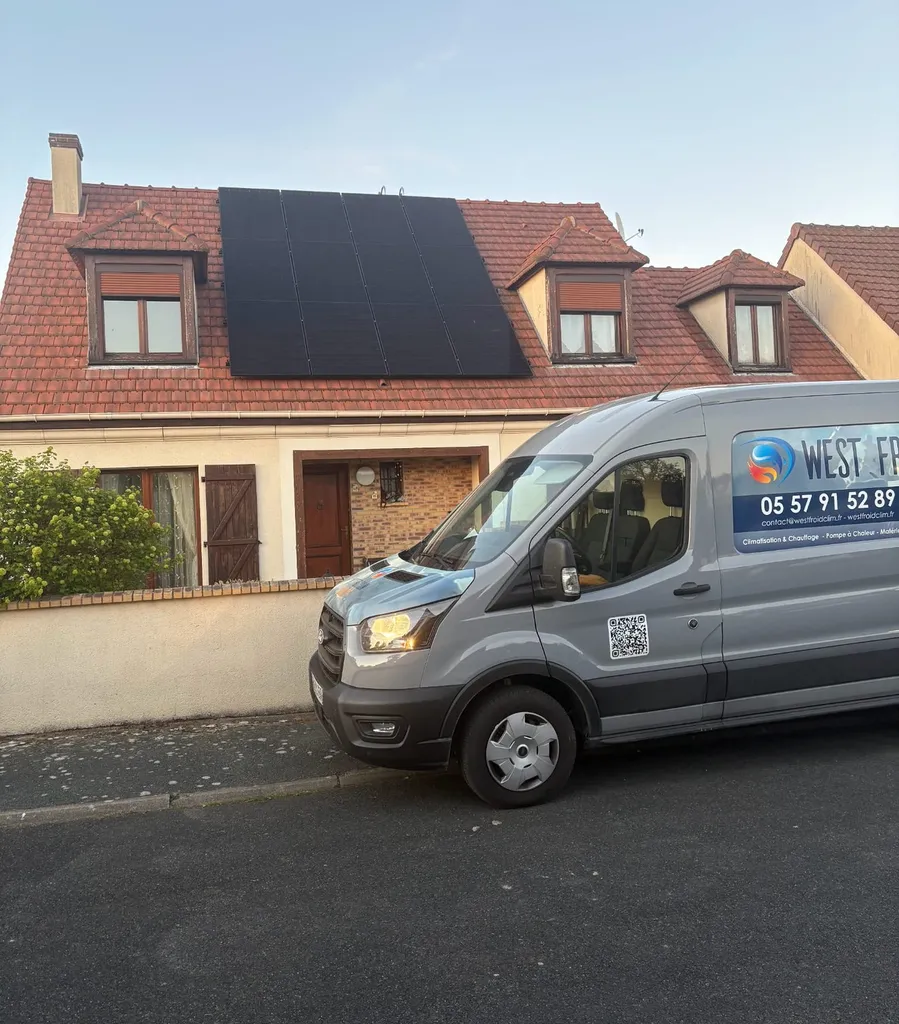 Résultat de l'installation des panneaux photovoltaïques WEST SOLAIRE