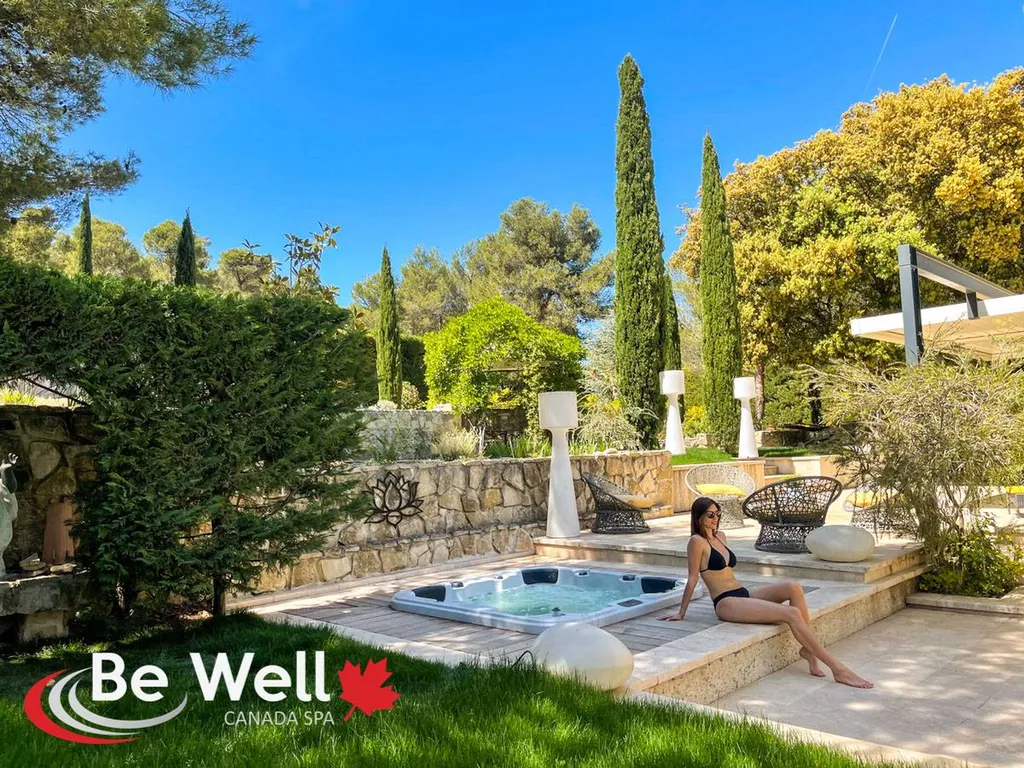 spa canadien extérieur encastré terrasse en bois marseille