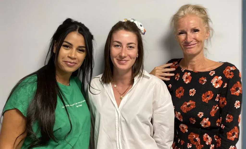 Wafa, Coline et Sabine, assistantes à la Polyclinique de Picardie à Amiens