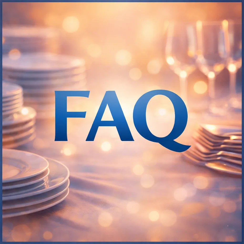 Location de vaisselle à Lyon et périphérie - foire aux questions