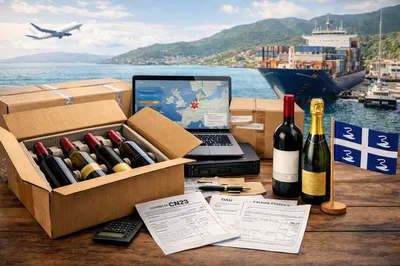 Commissionnaire de transport expert en envoi bouteilles vin en Martinique