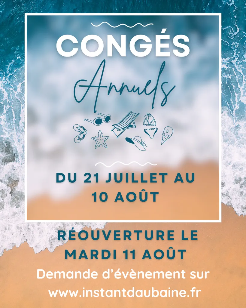 Fermeture estivale de votre traiteur à Kertzfeld du 21 juillet au 10 août 2026
