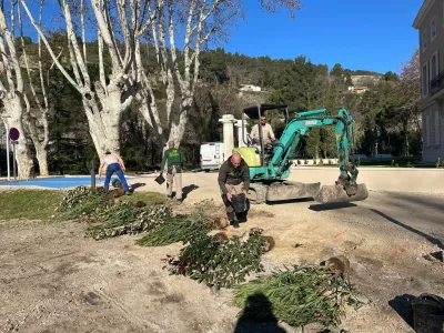 Rénovation totale d'un jardin à Villeneuve-lès-Avignon