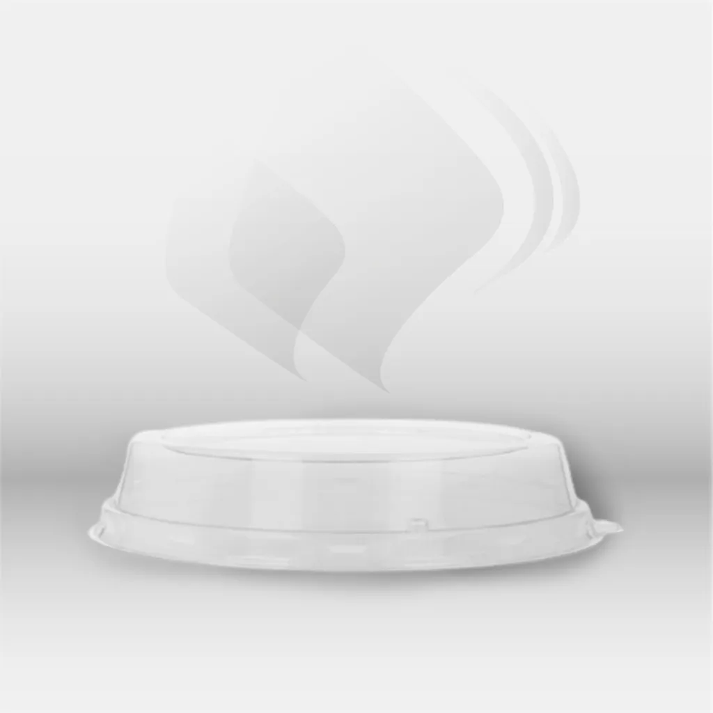 Couvercle transparent pour saladier Garcia de Pou pour restauration professionnelle, idéal pour traiteurs, restaurants et vente à emporter, assurant une fermeture sécurisée et une présentation visible des préparations alimentaires – disponible à Mont-de-M