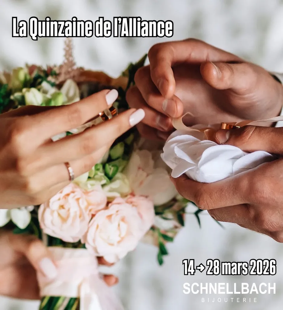 Quinzaine de l’Alliance à Dieppe : offre exceptionnelle sur vos alliances de mariage à la Bijouterie Schnellbach