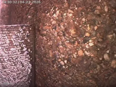 Réhabilitation de canalisation par tir de gaine en réversion à Montfavet suite fraisage lourd et hydrocurage en Vaucluse (84)