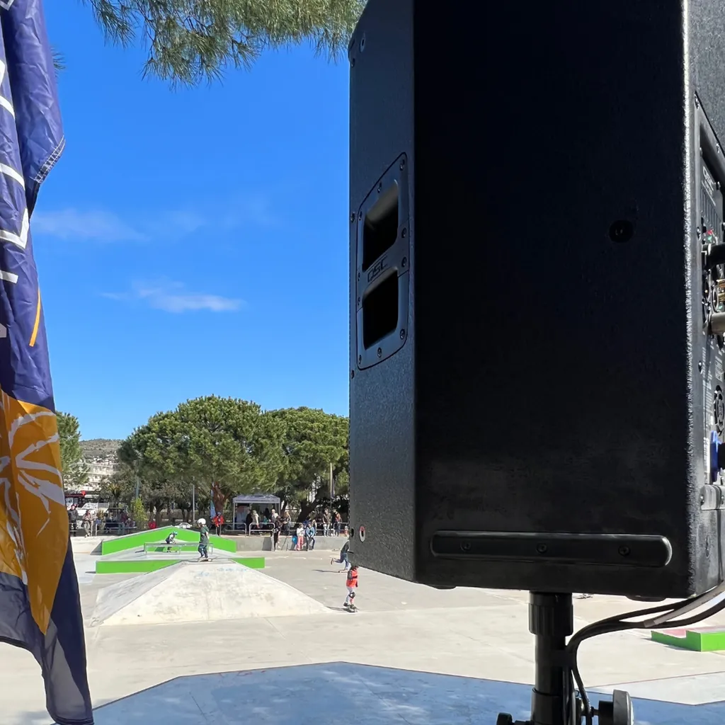 Prestation Skate Park de Hyères 83 Samba Audio Pro