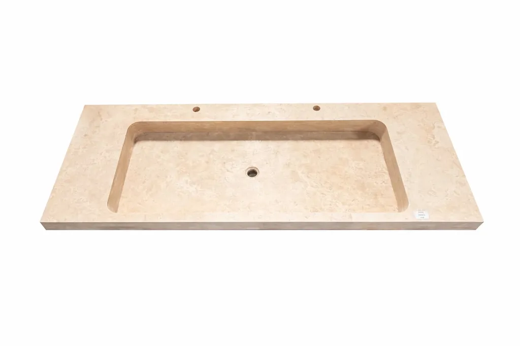 vasque en travertin 160cm
