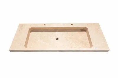 vasque en travertin 160cm