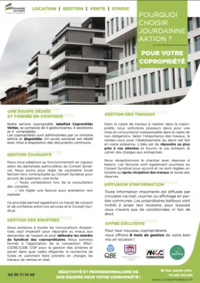 Pourquoi choisir Jourdainne Aktion pour votre copropriété ?