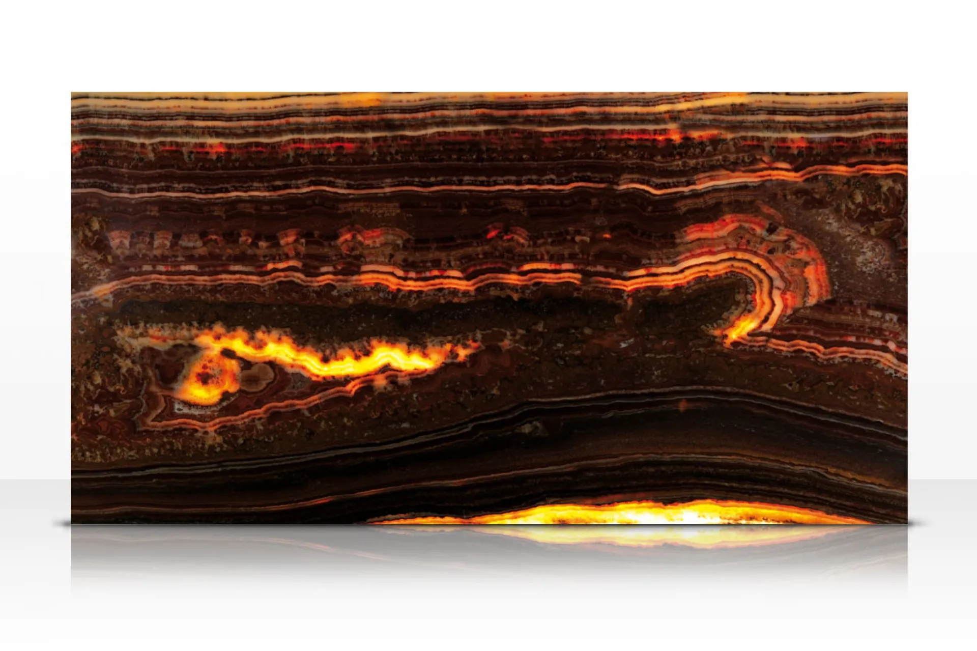 Tranche Onice fantastico Vein Cut rétroéclairée