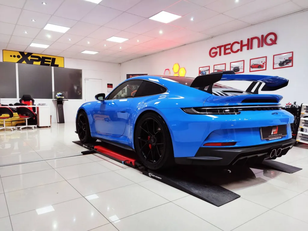 PORSCHE 911 992 GT3 - Film de protection XPEL Complet à Bruxelles