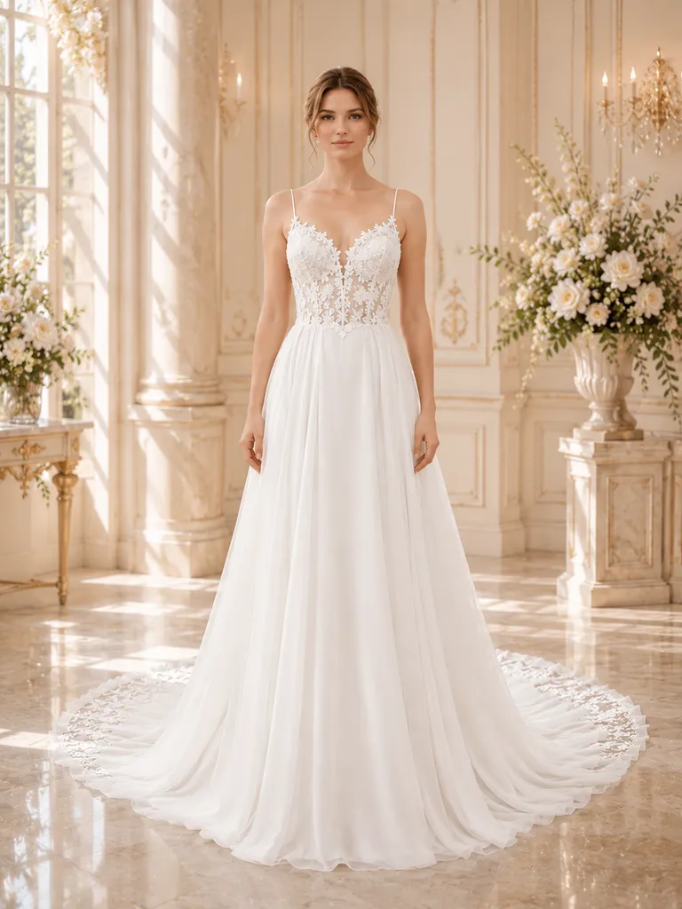 Robe de mariée fluide MARSEILLE