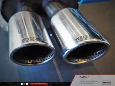 Ligne d'échappement Cat-back Milltek Audi S5 Les Pennes Mirabeau - ADP Performance