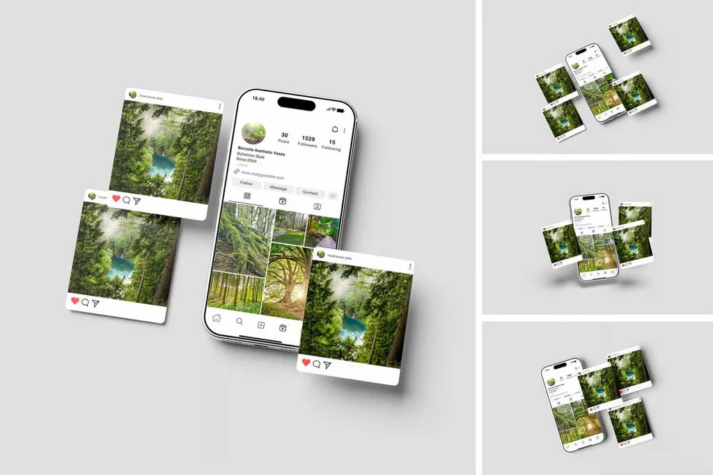 ggraphiste gestion réseaux sociau instagram facebook pinterest indeed à aix en provence
