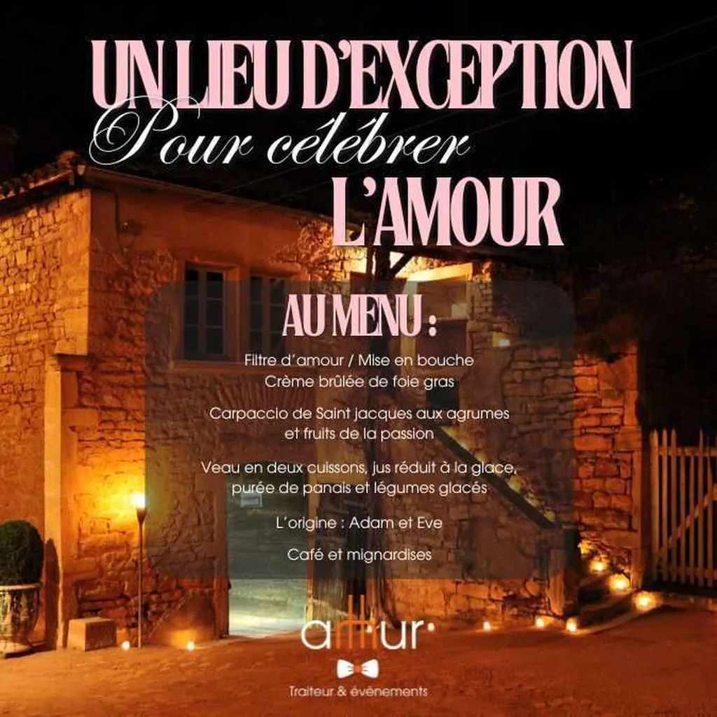 Soirée Saint Valentin au château de la Garde le 14 février