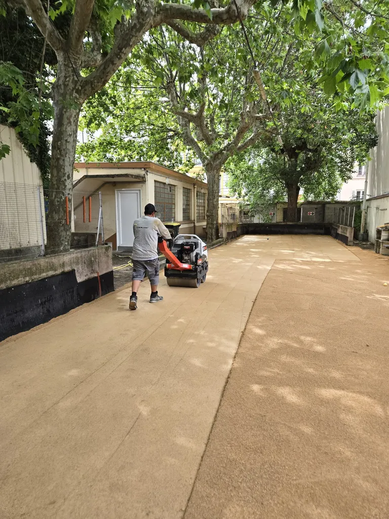 Réfection complète d'un boulodrome à Dardilly dans l'ouest lyonnais par Durao TP