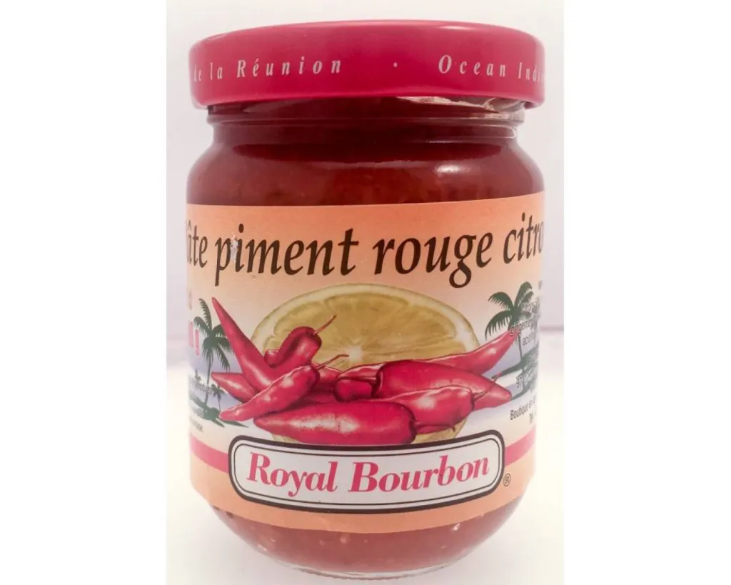 Pâte de piment rouge citron Royal Bourbon Montpellier Le Crès
