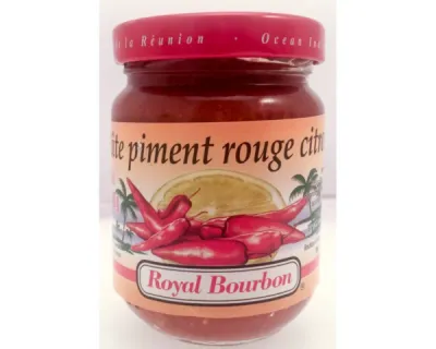 Pâte de piment rouge citron Royal Bourbon Montpellier Le Crès