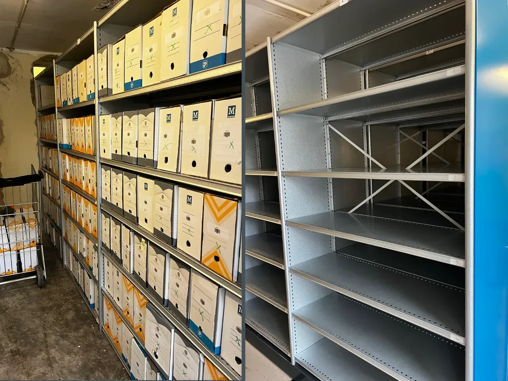 Collecte d'archives à la mairie d'Istres PACA RECYCLAGE