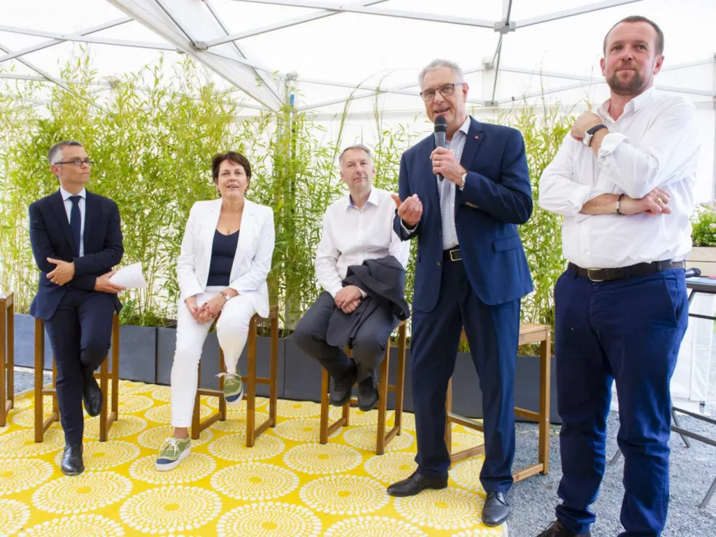 reportage photographique pour l'inauguration de la résidence “Le Verger