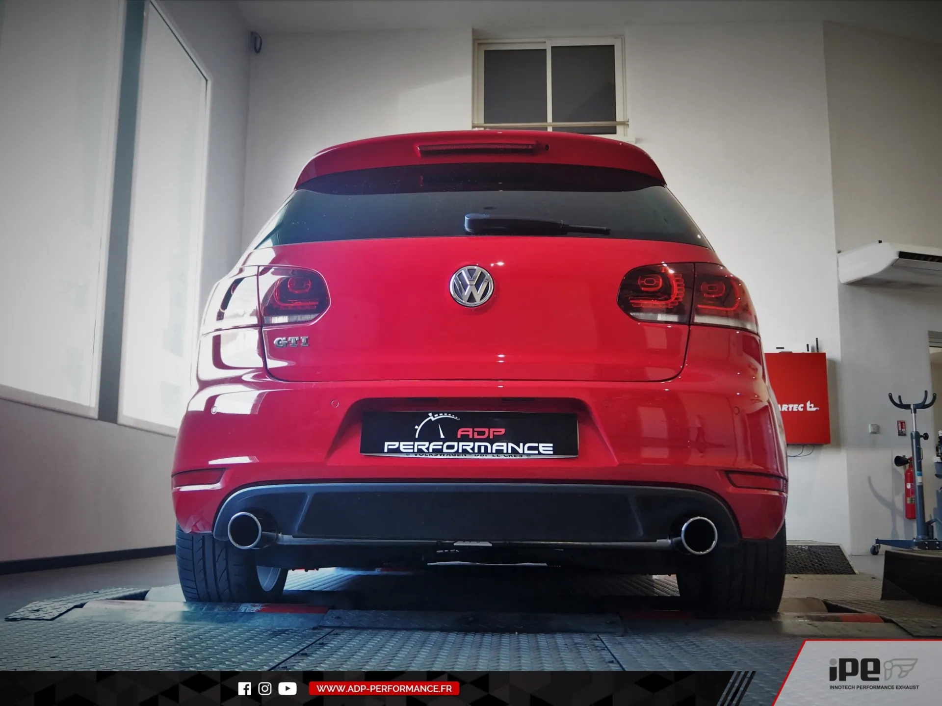 Ligne d'échappement complète iPE Innotech Vitrolles - VW Golf 6 GTI Edition 35 235cv - ADP Performance