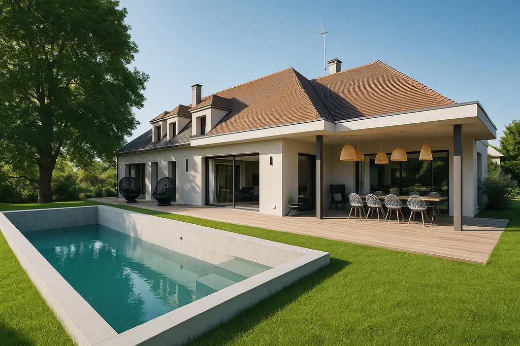 Maison après travaux particulier