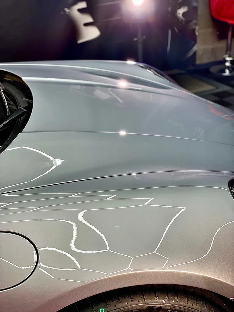 Protection carrosserie Porsche 992 4S cabriolet traitement céramique à Tassin la Demi Lune