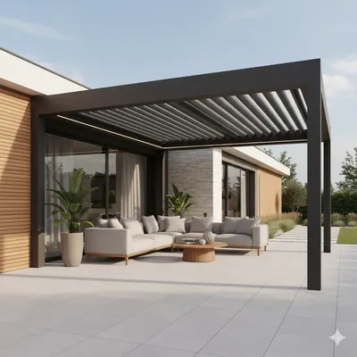 pergola en aluminium