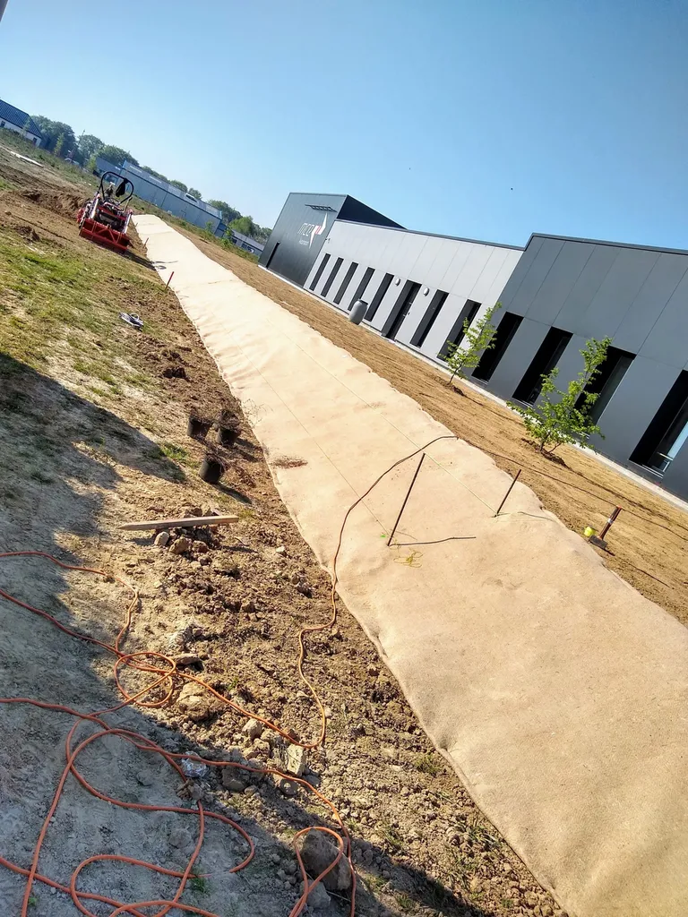 Aménagement d’extérieur au Parc Éco Normandie à Saint-Romain-de-Colbosc