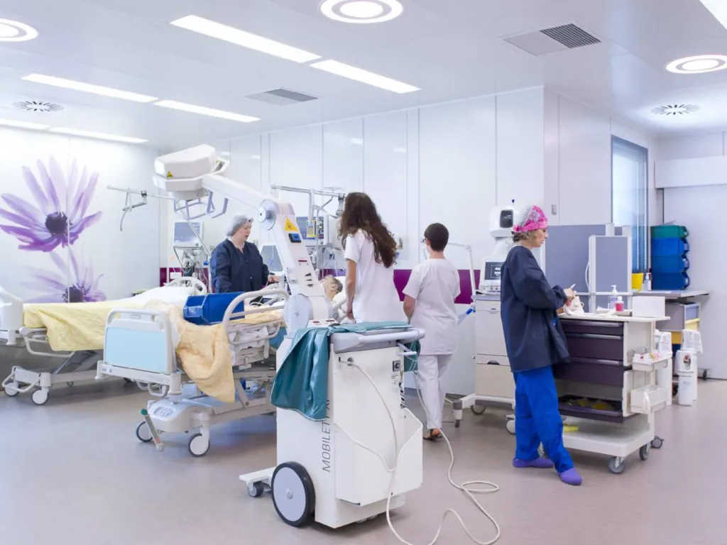 reportage photo santé salle de réveil