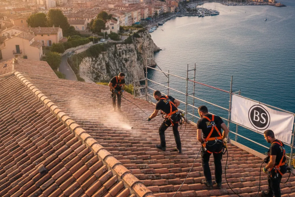 Couvreur pour nettoyage de toiture et protection contre sel et humidité à Sète 34200