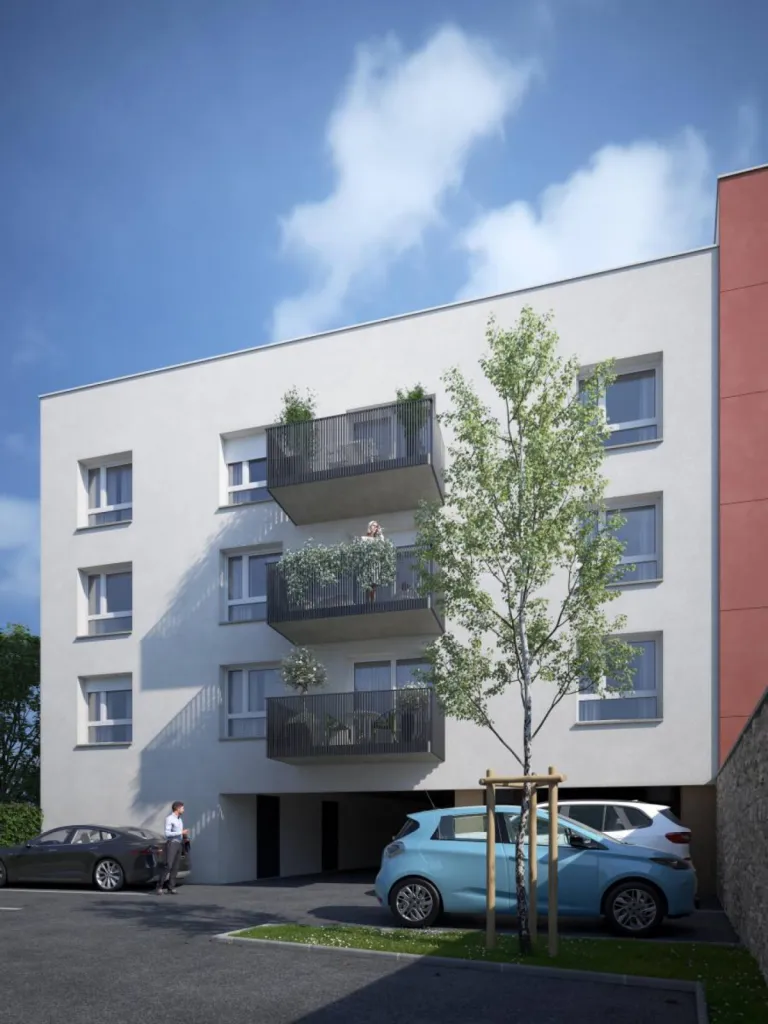 Appartement 2 chambres avec balcon, ascenseur et parking à Rouen 