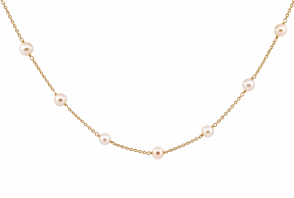 Collier perles de culture et or 750 en dépôt vente bijouterie Or Ligne La Teste de Buch Bassin d’Arcachon