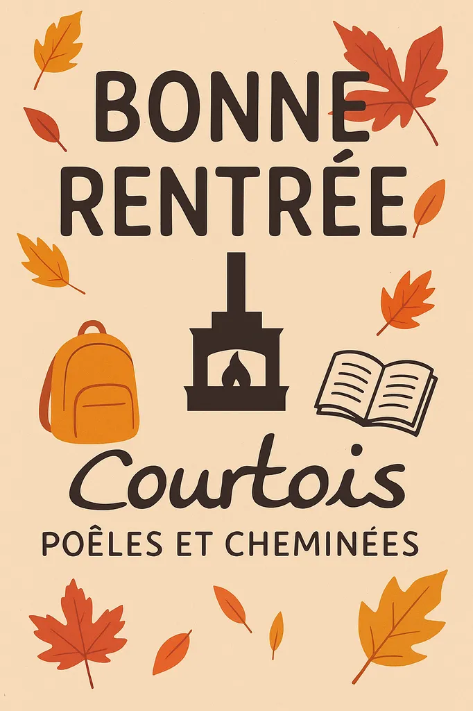 Bonne rentrée avec Courtois Cheminées : chaleur, confort et élégance chez vous !