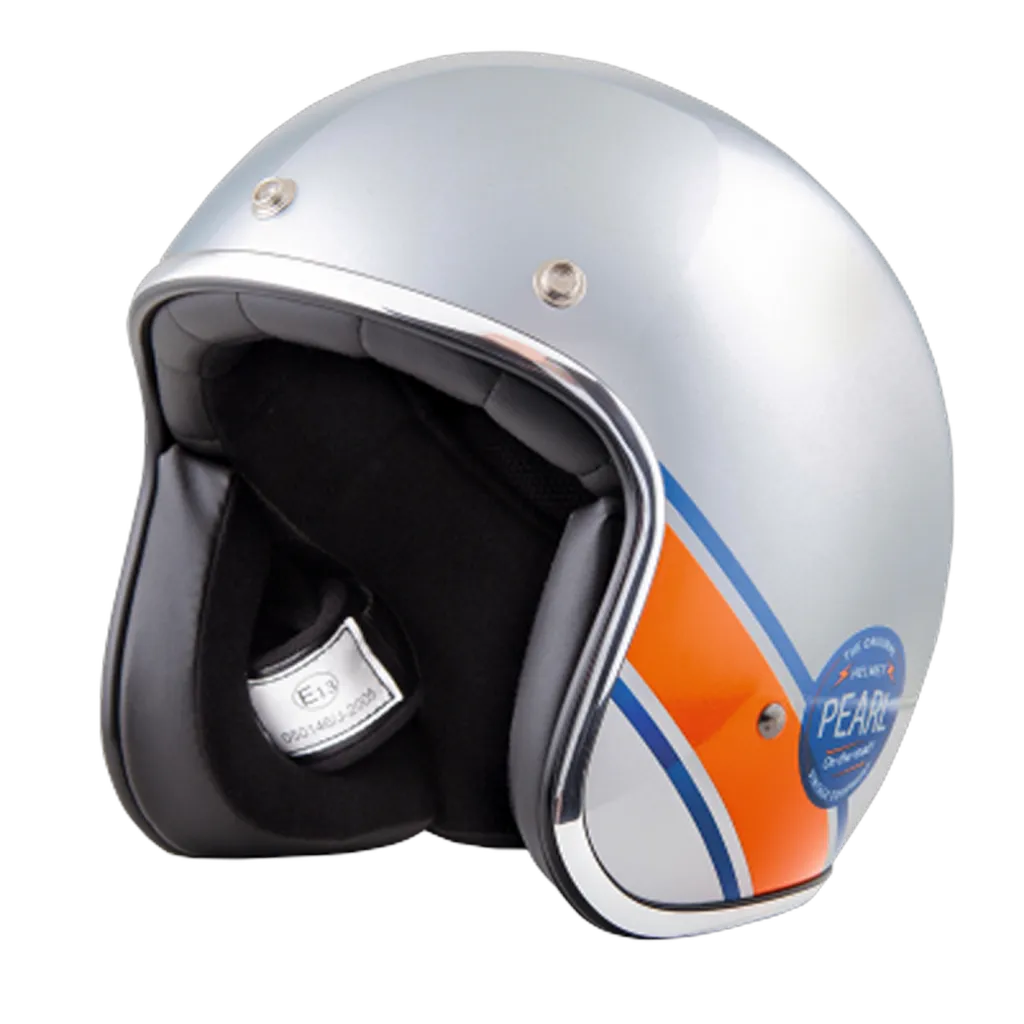 Casque demi jet stormer pearl vintage