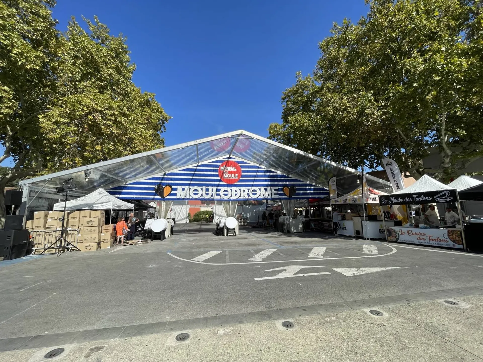 Réalisation d'une structure 20*25 pour un événement grand public au Pradet 83