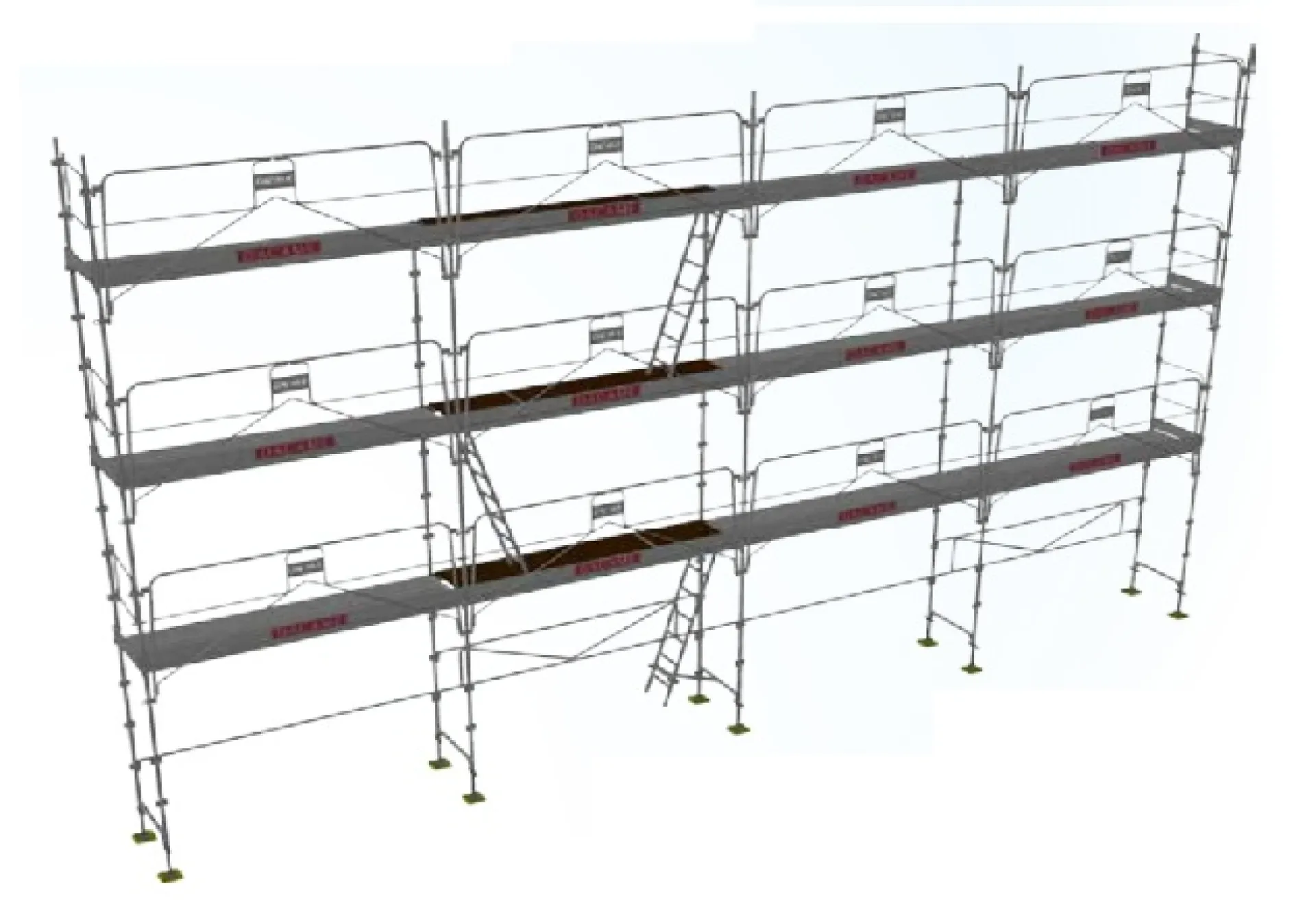 Echafaudage de Façade Duo 45 Dacame par Niveau4 