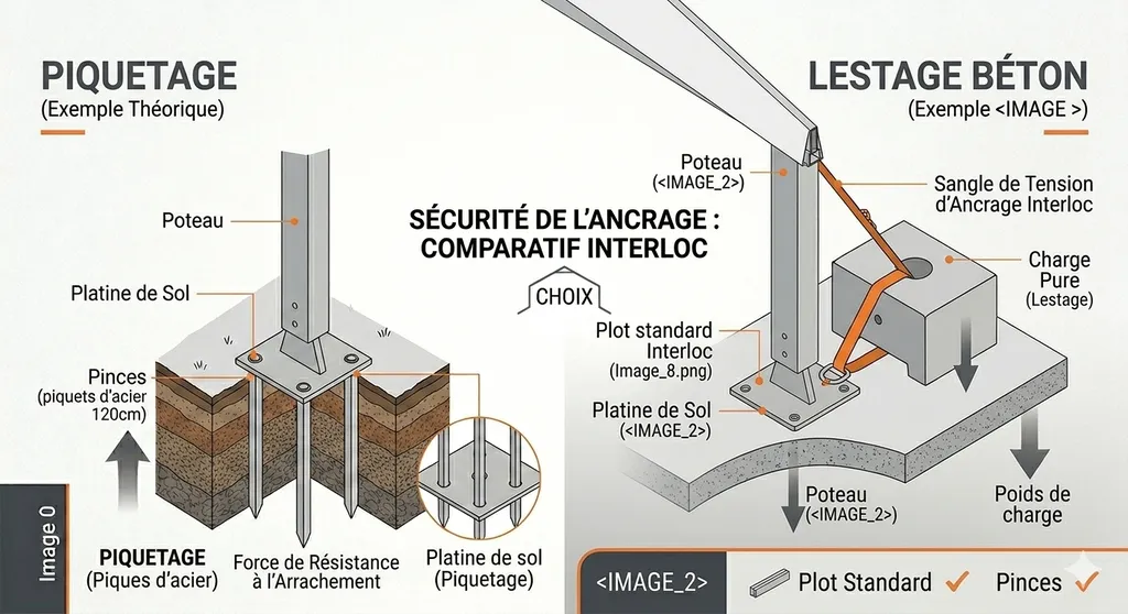 Piquetage vs Lestage